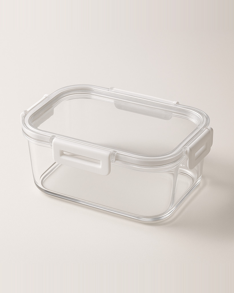 Transparent Sealed Storage Box Microwaveable Useful Dining Room Kitchen Refrigerator Food Storage Container