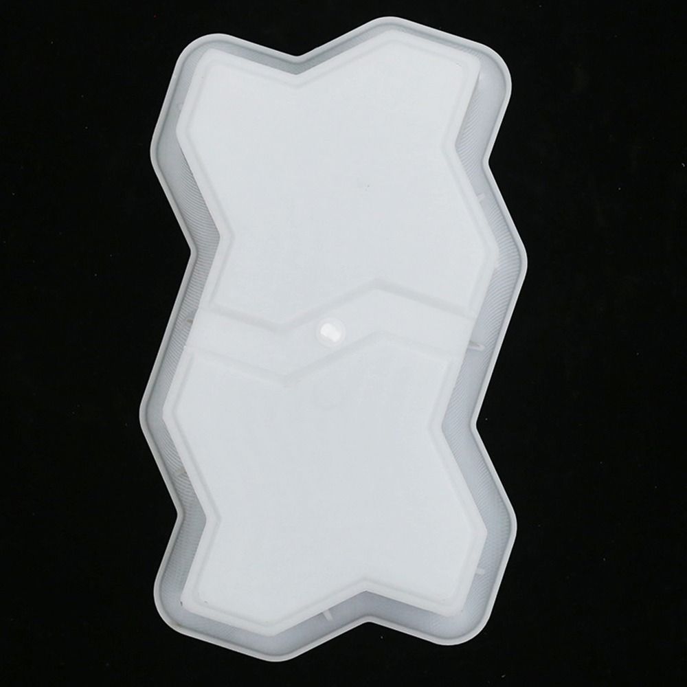 1Pcs Waves Shaped Stepping Stone Paver Reusable Concrete Path Maker Mold  For Lawn Patio Yard Garden