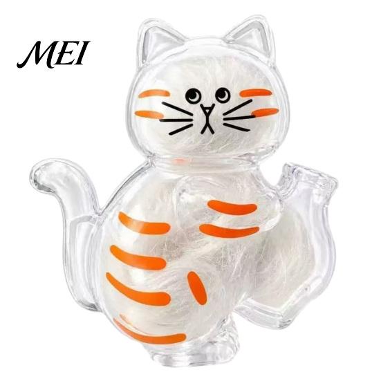 Cat Whiskers Holder Refrigerator Magnet Magnet, Transparent Furs Keepsake Vase Shape Fridge Pet Memorial Decoration for Home, Kitchen Hair Collector