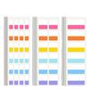 Gradient Morandi Sticky Tabs: Vibrant Index Labels & Bookmarks for Students