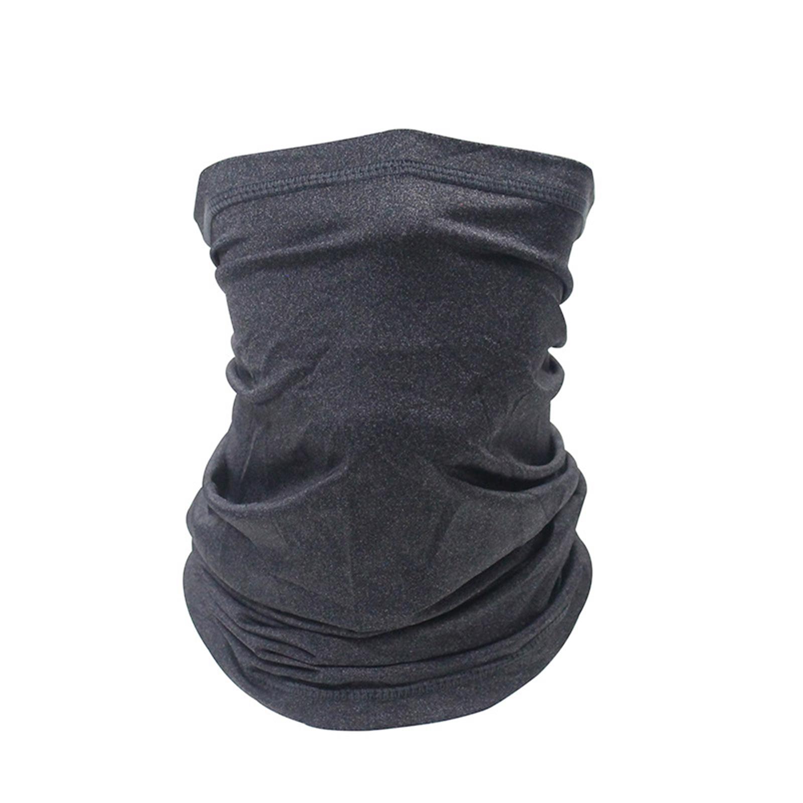 

Unisex Multifunctional Face Mask, Outdoor Face Towel, Scarf, Sports Headband One Size чёрный