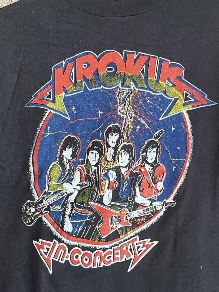 New Popular Krokus Band  Band Member Unisex All Size T-Shirt TH07 Unisex T-Shirt XXL
