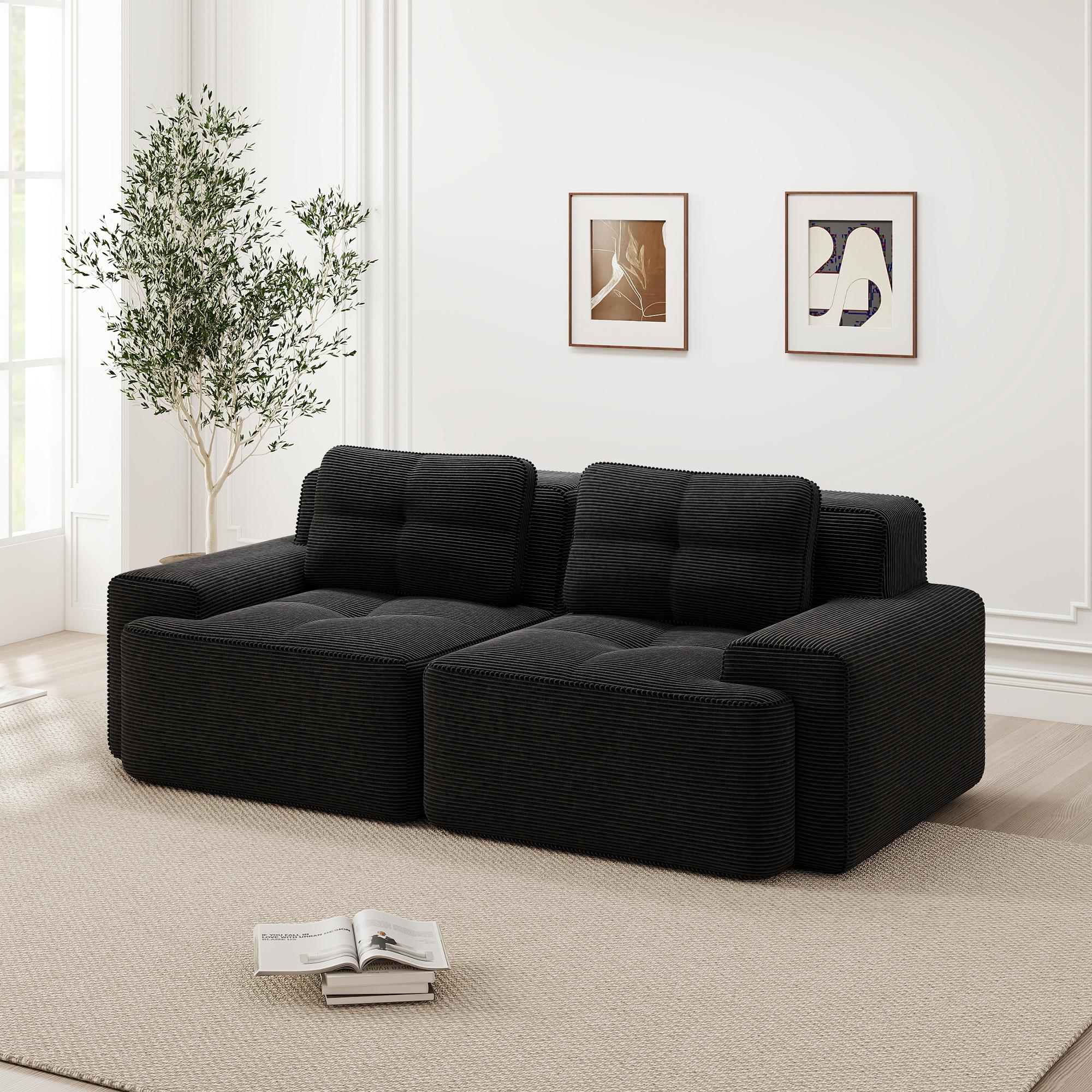 Boneless Modular Sofa, Modern Living Room