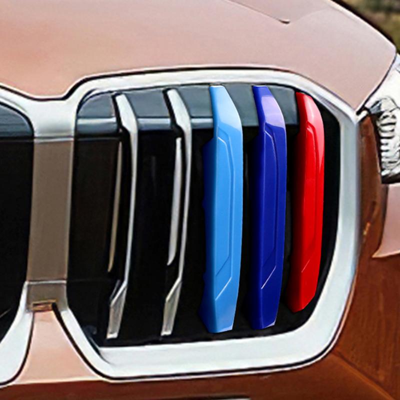 For BMW X1 U11  ABS Car Front Grille Stripes Covers Grid Strips Clips Trim Cover Car Accessories