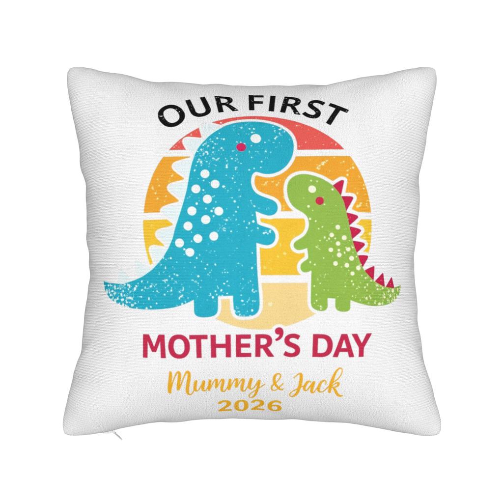 Our First Mothers Day Together Pillow Case Soft Pillow Cover For Living Room Bed Chair Morden Pillowcases