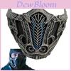 Mortal Kombat Scorpion Latex Halbmaske Für Halloween-Kostüm Und Cosplay