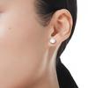 Swarovski Imber Single Round Crystal Stud Earrings Women Earrings Silver 5696073