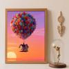 Diamond Painting Kit Up House 5D DIY, Suitable for Beginners and Craft Lovers, Interior Space Decoration