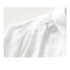 Boy's Buttons White Shirt Autumn Children Casual Lapel Collar Long-Sleeved Shirts Cardigan Girls Blouse