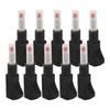 10PCS Telescopic Banana Plugs 4mm CAT II 600V 32A PE Sheath for Industrial Security 3C Digital EquipmentBlack