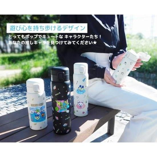 Tamagotchi Vacuüm Geïsoleerd Roestvrij Staal One-Push Fles 350ml Stippen Eén-Aanraak Vergrendeling Eenvoudig Gebruik Eén Hand Water 203-001