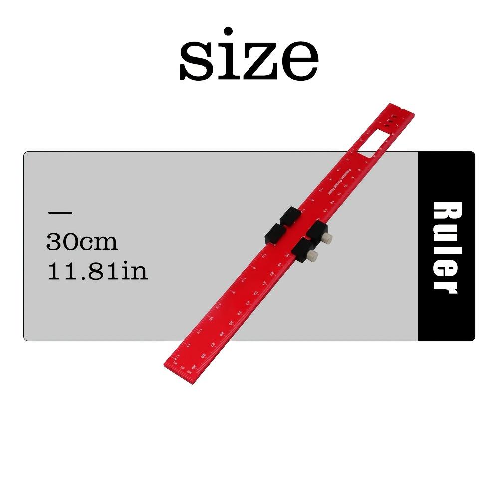 1pc Multi-Functional Ruler - Precise Positioning, Accurate Marking, and Versatile Angle Measurement Tool