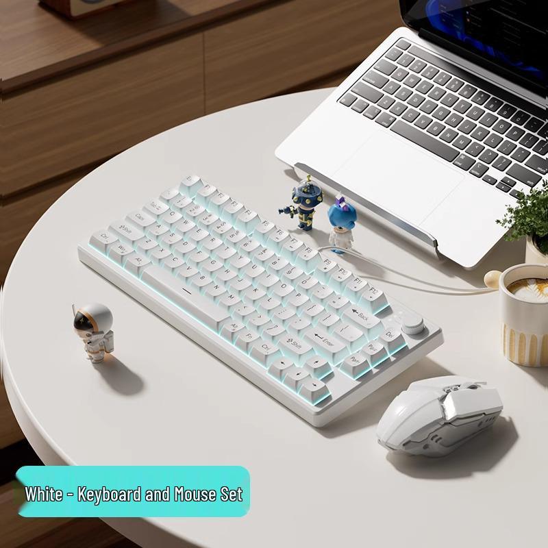 Ultra Silent Wired Gaming Keyboard with Mechanical Feel for E-sports and Office Use