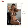 Vintage 2D Retro Metal Tin Sign Sexy Lady Wall Art 20x30cm for Home Bar Cafe Man Cave Office Decor