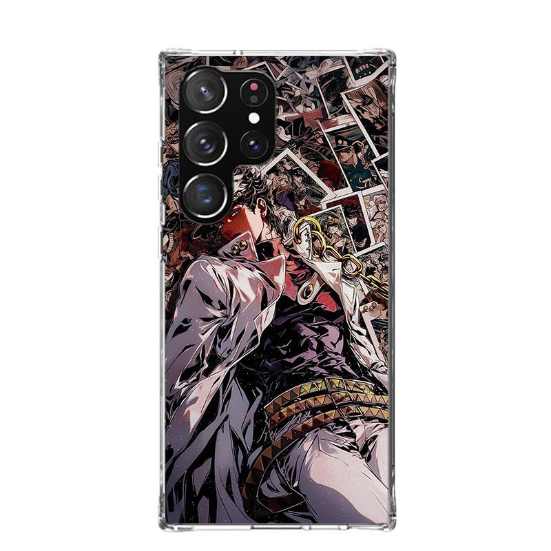 JoJo's Bizarre Adventure Kujo Jotaro Phone Case For Samsung Galaxy S26 Ultra S23 S24 S25 Edge S20 FE S21 S22 Plus Soft Print She