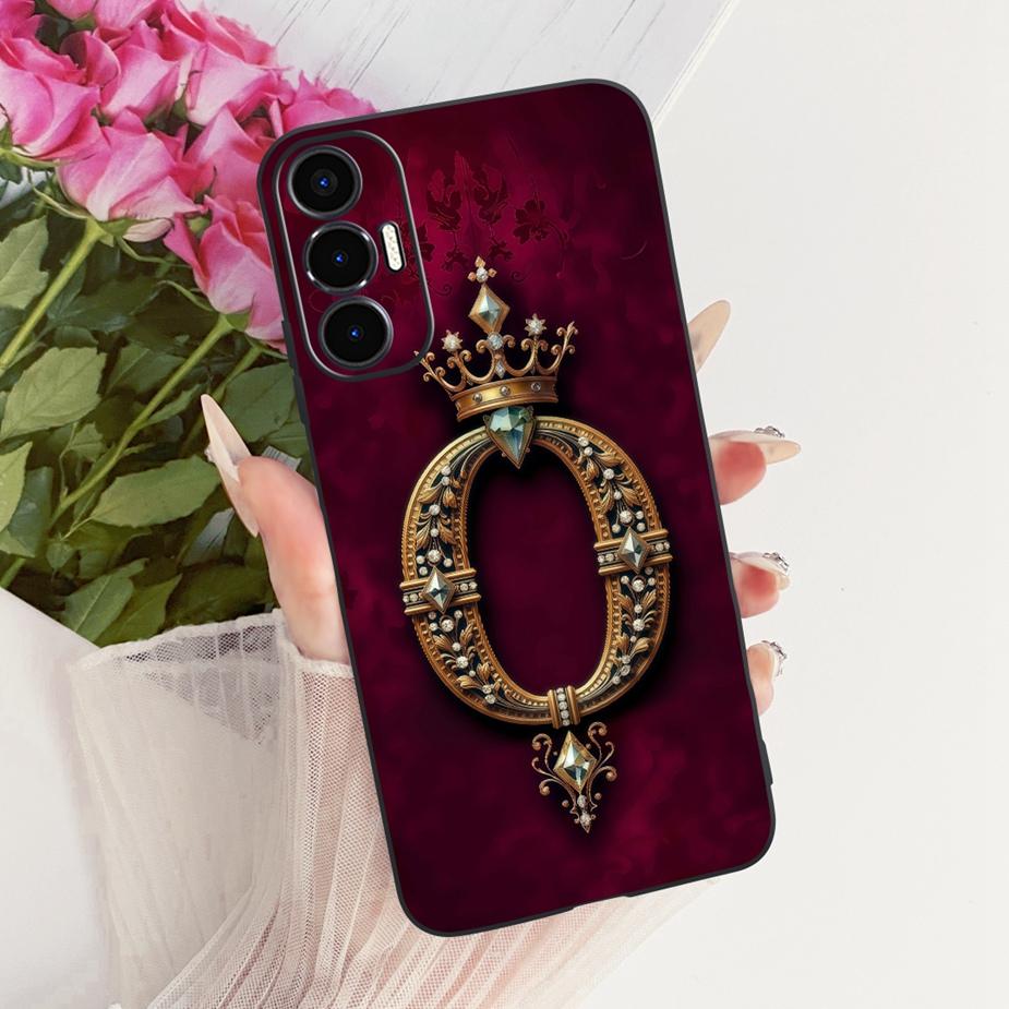 For Tecno Pova Pova2 Pova3 Case LD7 LE7 LF7n Cool Crown Letters Cover Soft TPU Phone Case For Tecno Pova 3 Pova Neo3 LH6n Fundas