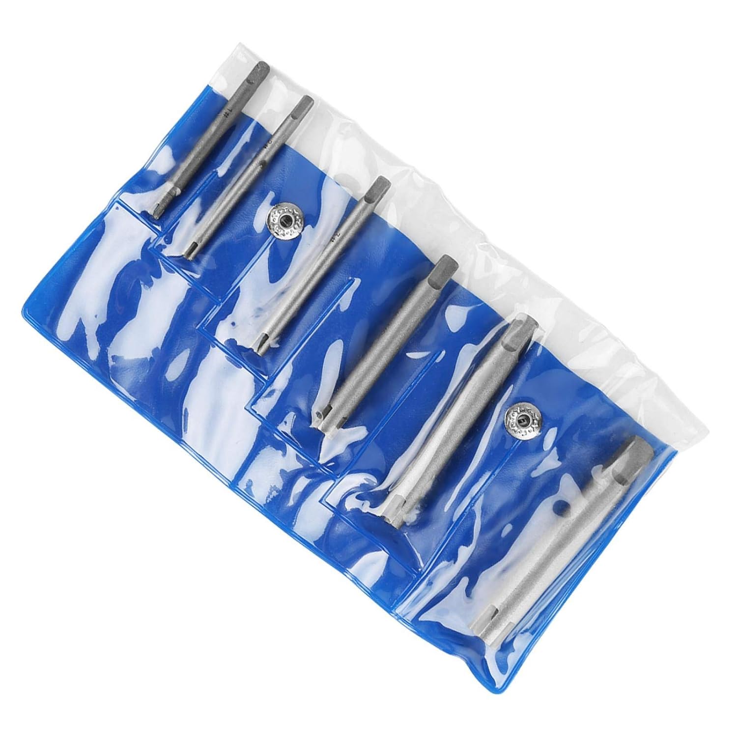 Tap Extractor Set Tap Extractors Broken Tap Extractor Steel Broken Head Taps Remover Stripped Screw Tap Extractor Set, for Industrial Screw/Bolt