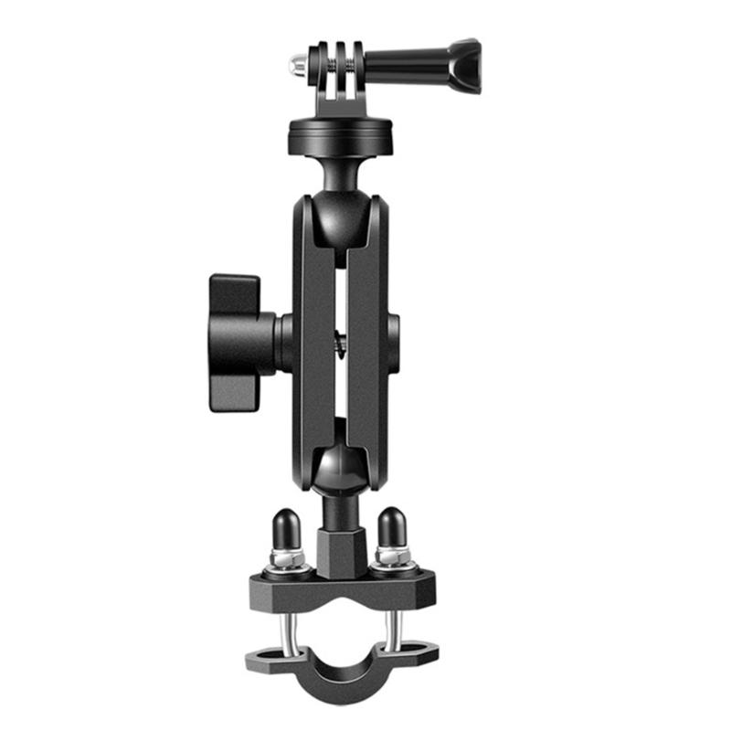Metal Motorcycle Camera Holder Mount Clip M10/Y-type/Handle Bar Mount Clip Bracket Stable and Secure Recording Solution
