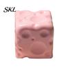 Stress Reduction Gadget Fake Cheese Squeeze Toy, Anxiety Relief Cube Sensory Toy Slow Rising Pinch Home Office Relaxation Tool