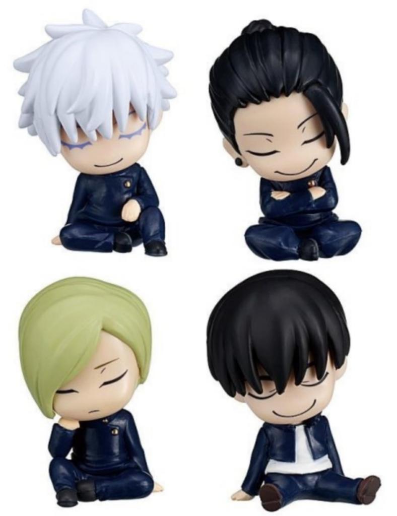 Shoulder Zun Jujutsu Kaisen Complete Set of 4 Full Completion Gacha Capsule Toy Fig. ×
