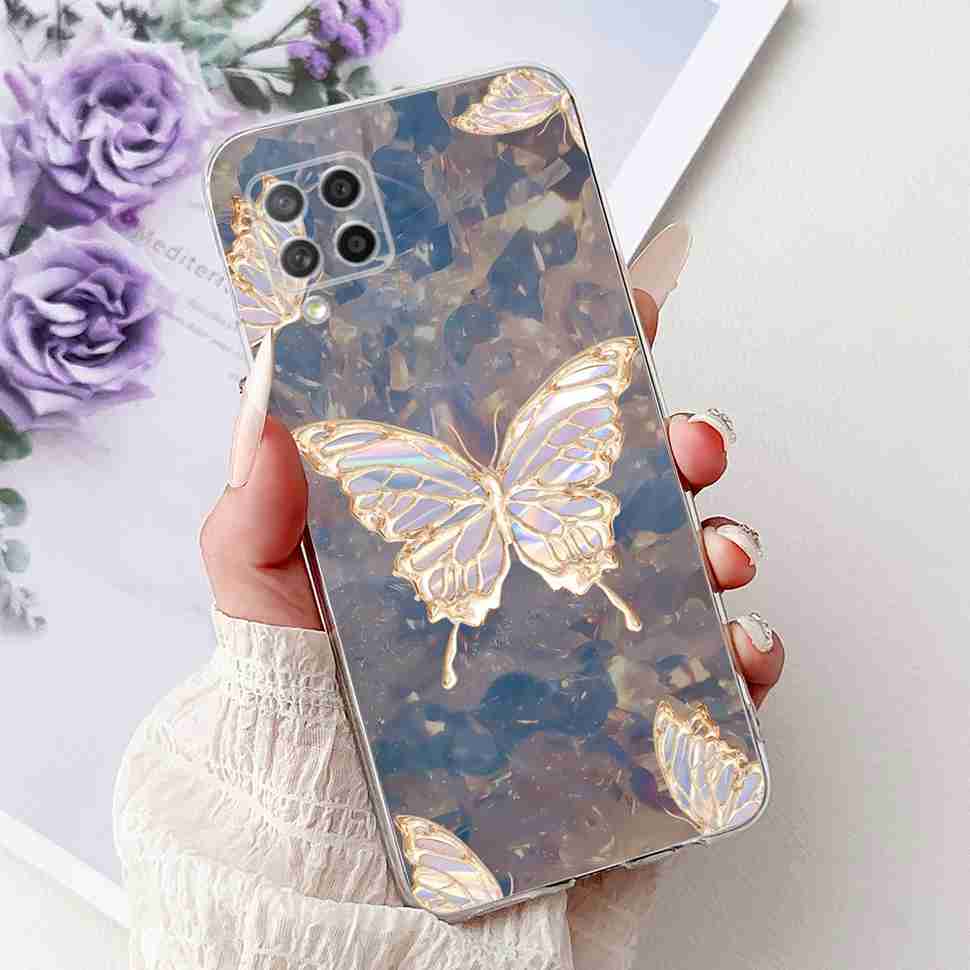 For Samsung Galaxy A42 5G Case Popular Pattern Flowers Soft Silicone TPU Cover For Samsung a42 A42 6.6" SM-A426B Fashion Shell