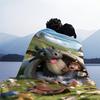 Outside the Viking Village Toothless Print Pattern Flannel Blanket Soft Multifunctional Decortive Universal Throw Blankets Gift