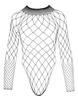 No:xqse - Sexy Bodysuit Made Of Thick Elastic Mesh Sl