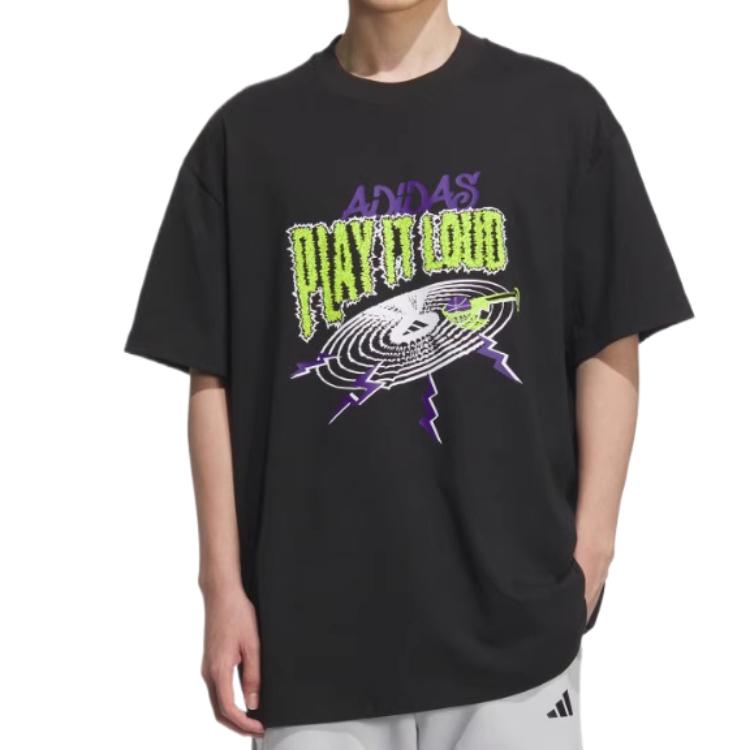 New Adidas SS25 T-Shirt Men's Black KA2297