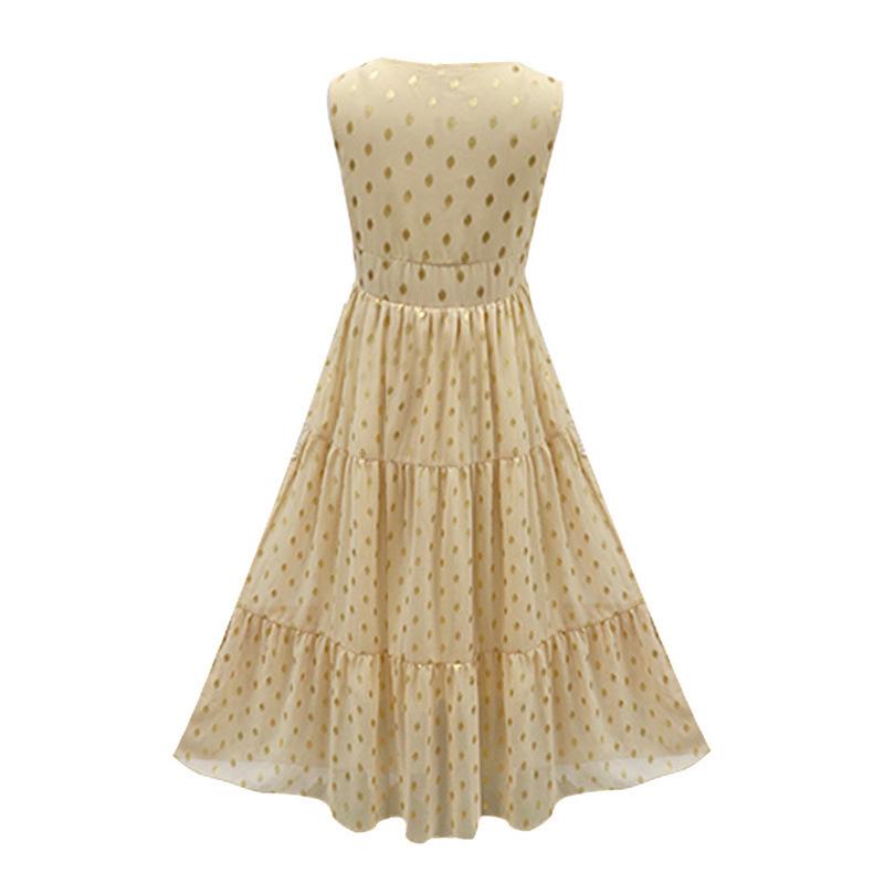 Sommer Damen Sexy Tiefes V Ärmelloses Chiffon Midi Kleid