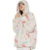Li Ning Trend Serie Allover-Print Reißverschluss-Hoodie Unisex Hoodies Haferflocken-Grau AWDT697-4