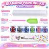 DIY 5D Diamond Painting Daisy Red Letter Partial Drill Canvas 30x30cm Rhinestone Mosaic Kit