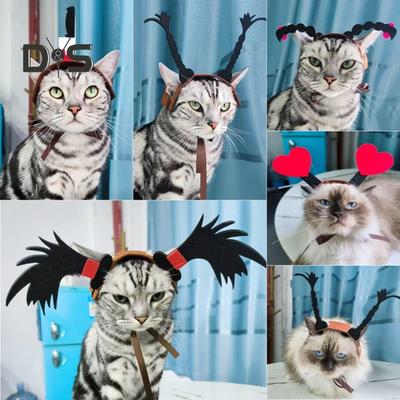 Halloween-Hundehaarband, Haustier-Cosplay-Party-Haarreif, Verkleidungskostüm-Zubehör, lustiges Stirnband für Katzen, Hunde, Partys, Fotoshootings, Festivals