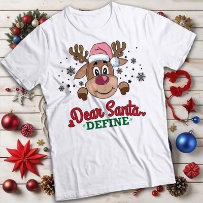 Funny Mens and Womens Reindeer Christmas T-Shirt Tee #MC