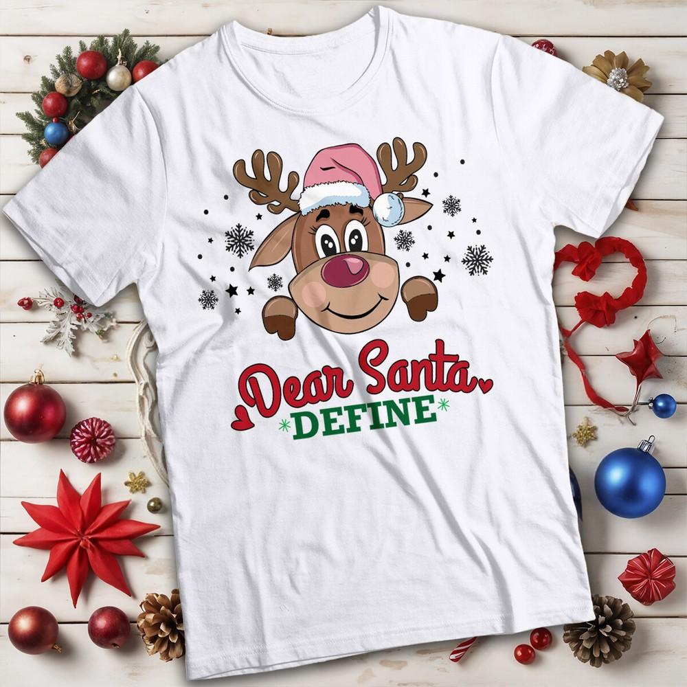 

Забавная мужская и женская рождественская футболка с оленями #MC 4XL