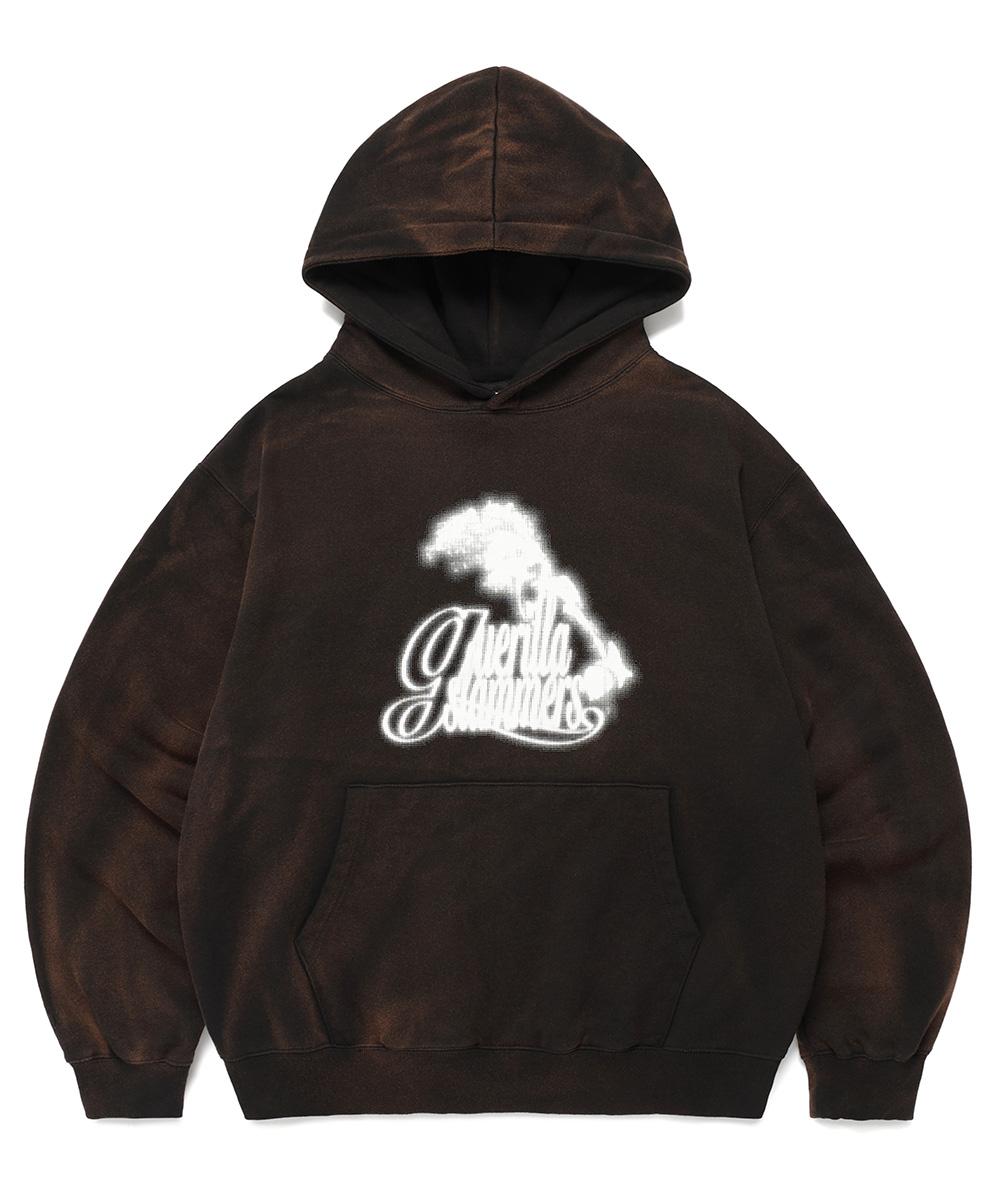 Cabisi Dyed Rocha Hoodie Black(Cv2Dfum403A) Black/Fleece-Lined S