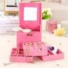 1PC Square Jewelry Storage Organizer Box Case For Ring Necklace Earring Pendant