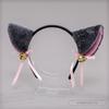 A factory-priced cute olita hairpin plush animal headdress handmade bell cat ear headband