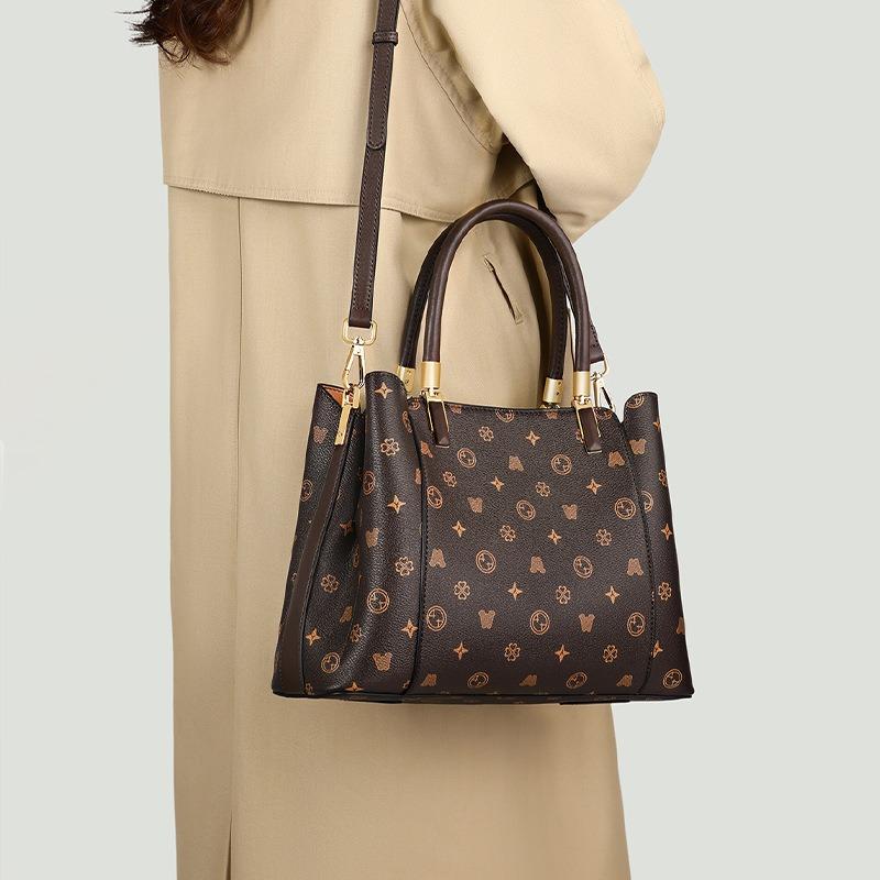 Bag Women's New Handbag Women's Bag Classic Presbyopia Commuter Handbag High-end Shoulder Messenger Bag