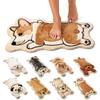 Pet Theme Rug Dog Shaped Rug Decorative Carpet Animal Floor Mat Cute Entryway Mat Bedroom Decor