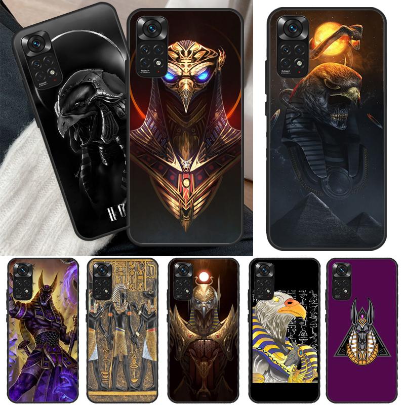 

Чехол «Египетский Бог Гор и Анубис» для Xiaomi Redmi Note 11 10 Pro 8 9 9S 10S 11S 9A 9C 10A 10C K40 K50 игровой чехол