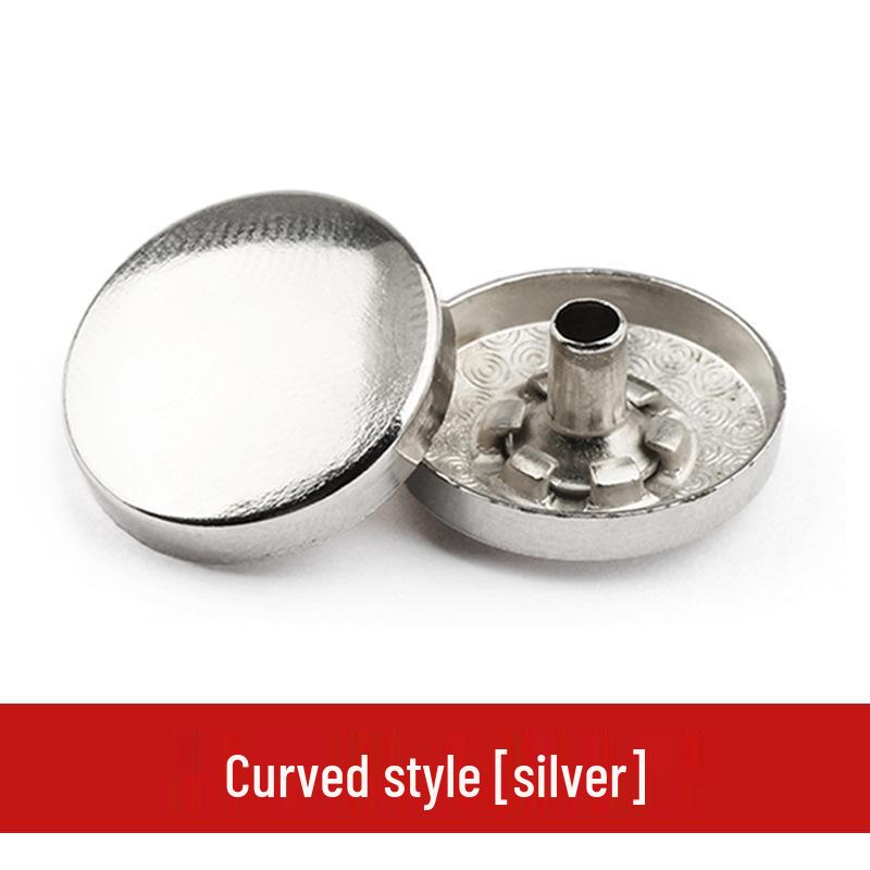 Metal Snap Buttons for Clothing: No-Sew Hidden Snap Accessories for Jackets, Studs, and Mother-Child Buttons.