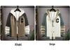 Youth Hooded Jacket for Teens - Spring/Autumn Color Block Cardigan Sweatshirt