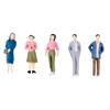 Architectural Model People DIY Crafting Sand Table Miniature Paintable Tiny Figurines for