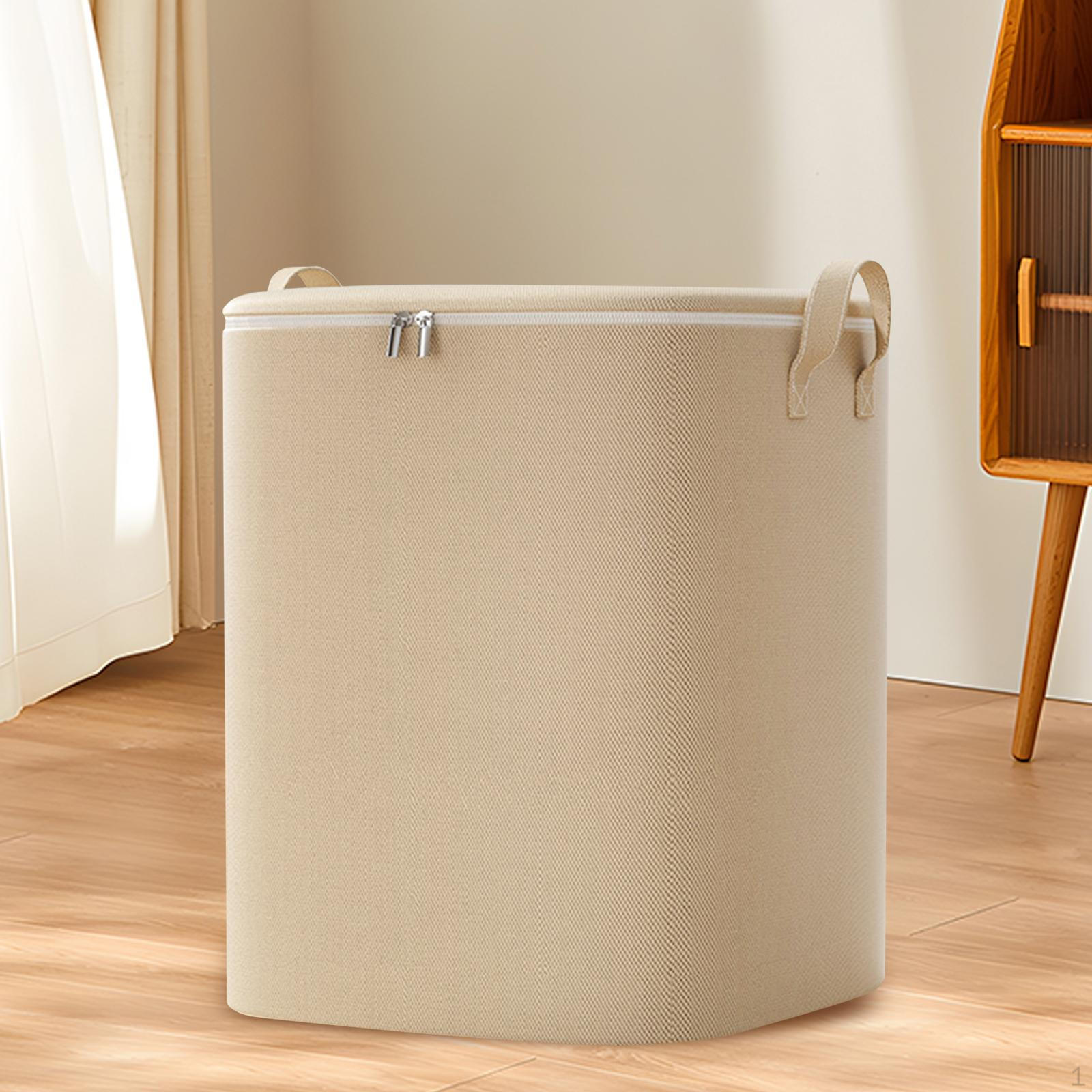 Clothes Storage Bag Organizer Tote Heavy Duty Organization Packing Box for 110L 48x45x50cm