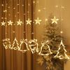 LED Christmas Garland String Lights Fairy Curtain Light For Home New Year Party Wedding Holiday Decor