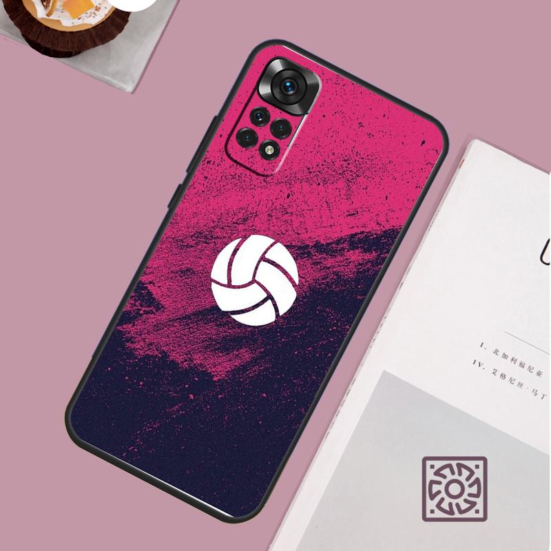 Volleyball Sport Phone Case For Redmi Note 13 Pro 12 11 10 9 8 Pro 9S 10S 11S 12S 10A 9C 10C 12C 13C Cover
