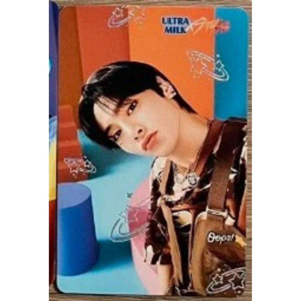 STRAY KIDS ULTRA MILK OFFICIAL Photo Card INDONESIA ROCK STAR STAR HOLOGRAM