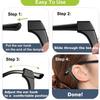 60/20pcs Anti-slip Silicone Ear Grip Glasses Eyeglasses Leg Ear Hook Stopper Bracket Fastener Accessories Eyewear Holder
