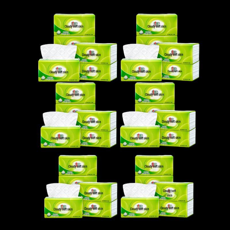 Heart to Heart Cloud-Soft 3-Ply Embossed Facial Tissue - 36 Packs