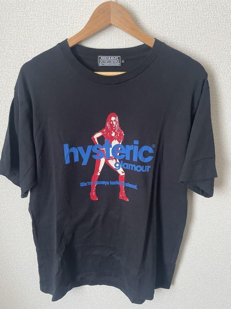 

Reprint Hysteric Glamour basic black short sleeve T shirt Unisex tee Unisex T-Shirt XXXL